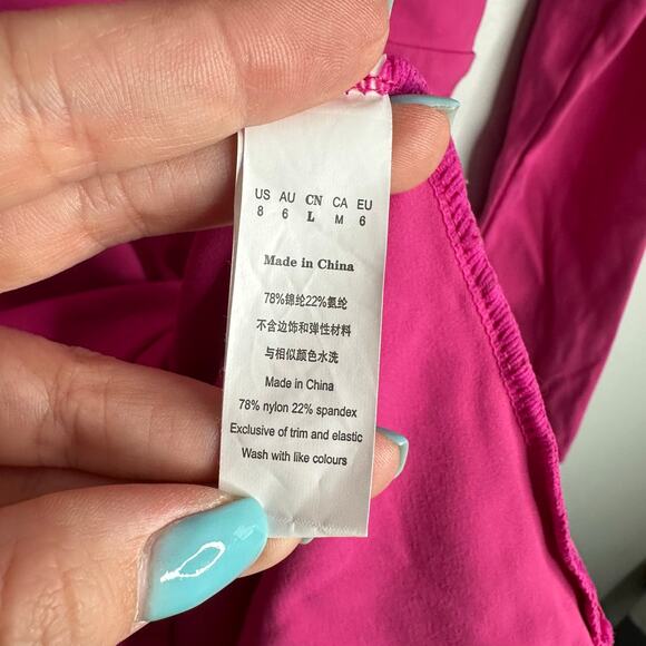 Qinsen Long Sleeve square neckline fit‎ and flare dress size 8 - Picture 4 of 7